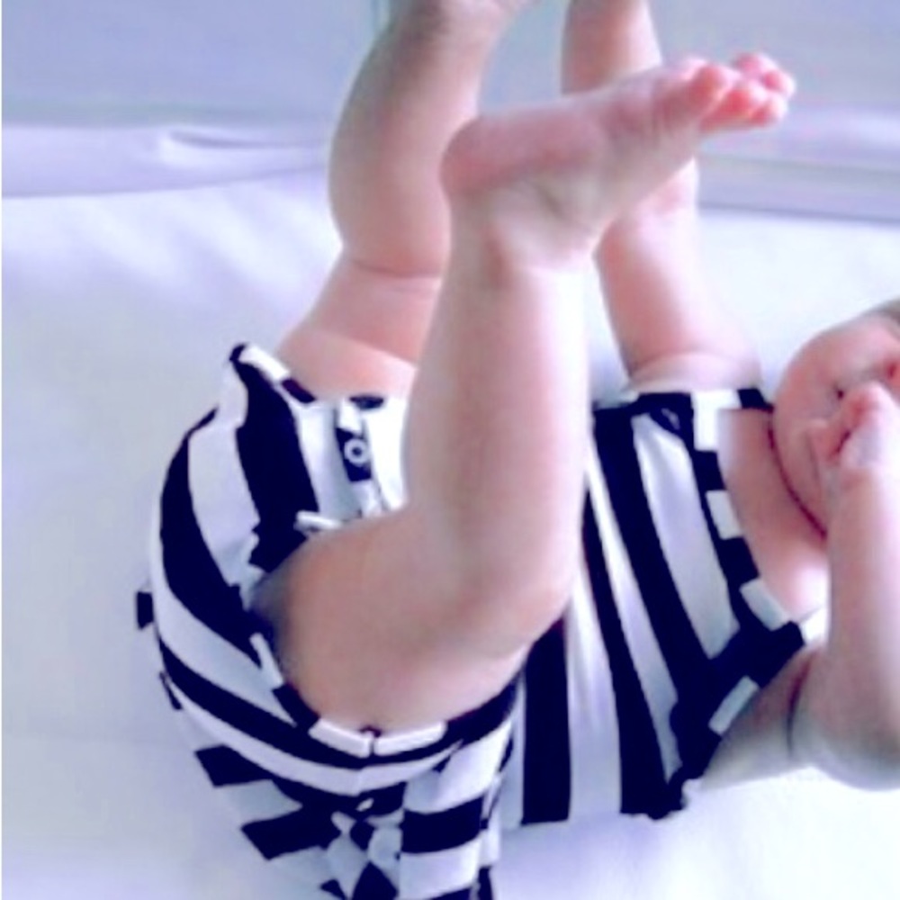 This French imported baby wear is made with the softest fabrics. Made in the EU